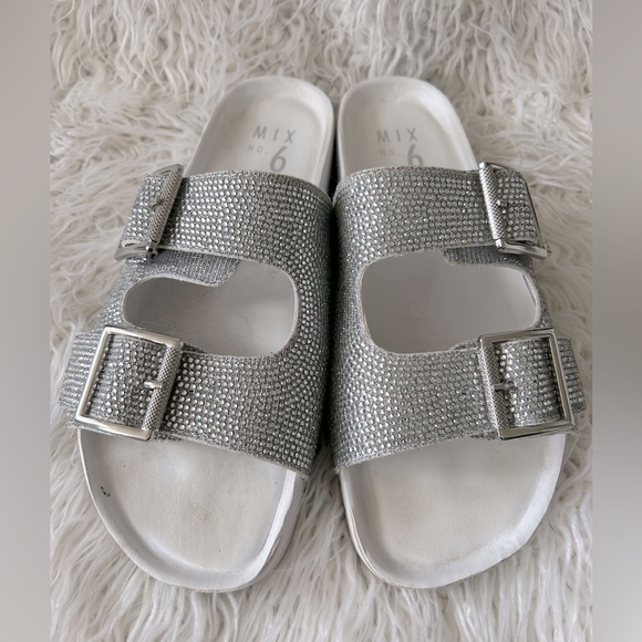 MIX sparkly sandals Size 8.5 US - EUR 39 - Picture 2 of 4